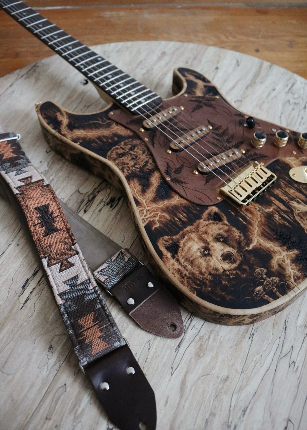 Handcrafted Spalted Maple Guitar – Limited Edition for True Musicians